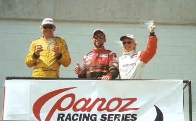 On the Panoz Podium